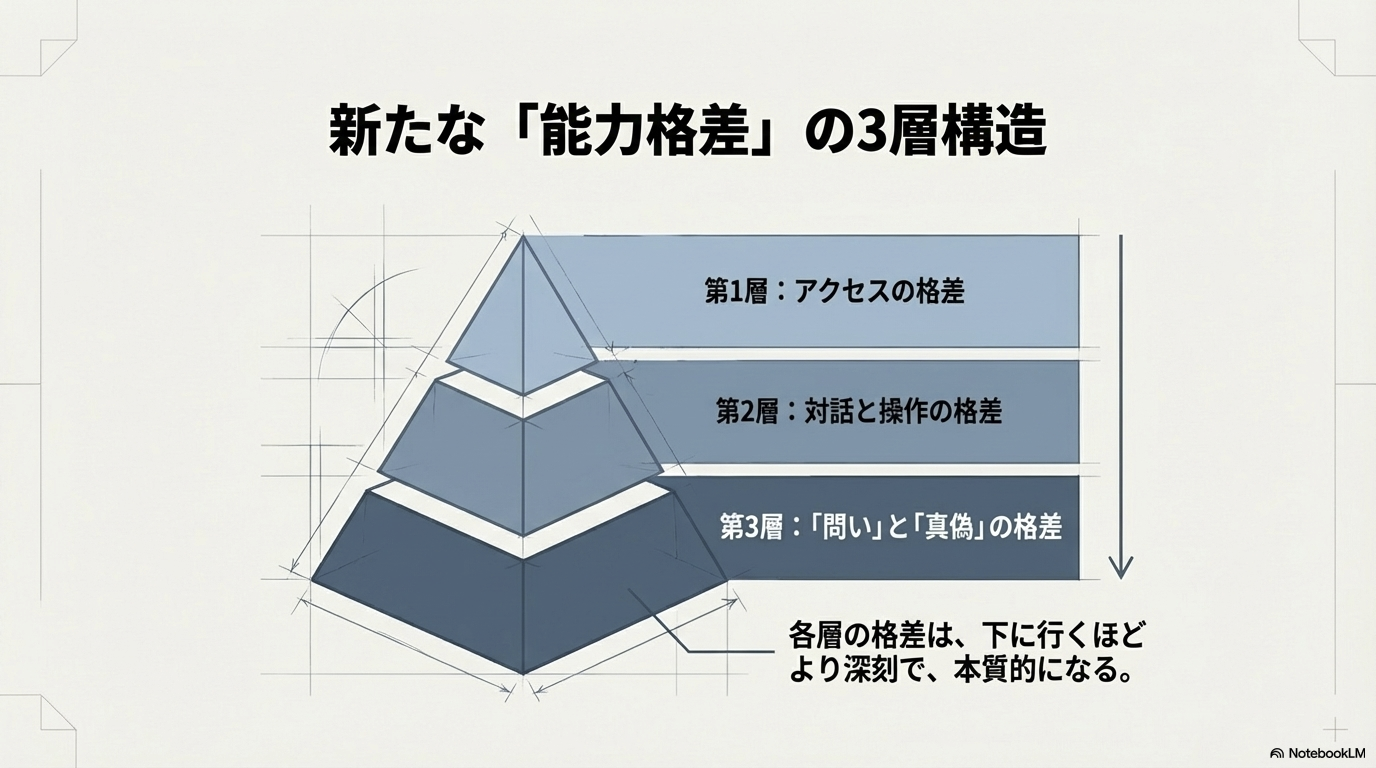 能力格差の3層構造